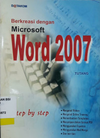 Image of Berkreasi dengn Microsofot World 2007 Step By Step