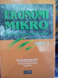 Image of Ekonomi mikro : ikhtisar teori &soal jawab/ Lincolin Arsyad