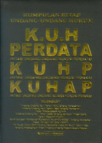 Image of Kumpulan Kitab Undang-Undang Hukum