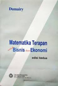 Image of Matematika Terapan Untuk Bisnis dan Ekonomi Edisi kedua
