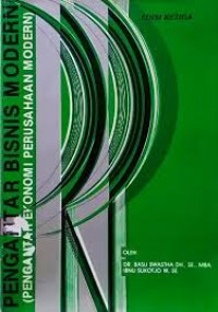 Image of Pengantar Bisnis Modern / Basu Swastha