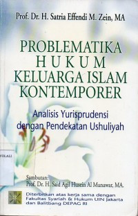 Image of Problematika Hukum Keluarga Islam Kontemporer