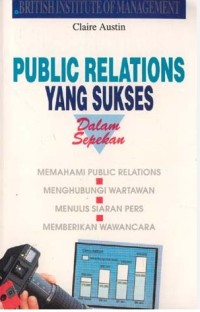 Image of Public Relations Yang Sukses Dalam Sepekan / Claire Austin