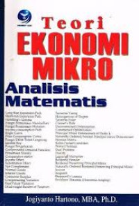 Image of Teori Ekonomi Mikro Analisis Matematis/Jogiyanto Hartono