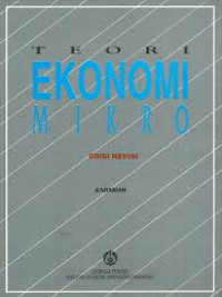 Image of Teori Ekonomi Mikro Edisi Revisi/Kadariah