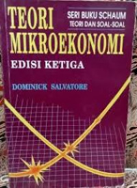 Image of Teori Mikroekonomi : edisi ketiga/Dominick Salvatore